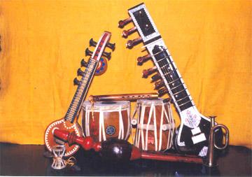 Miniature musical instruments