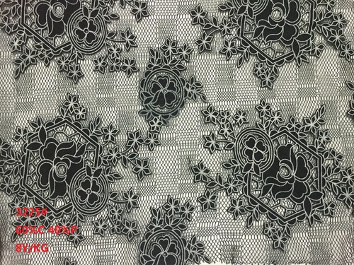 पॉलिएस्टर फीता कपड़े