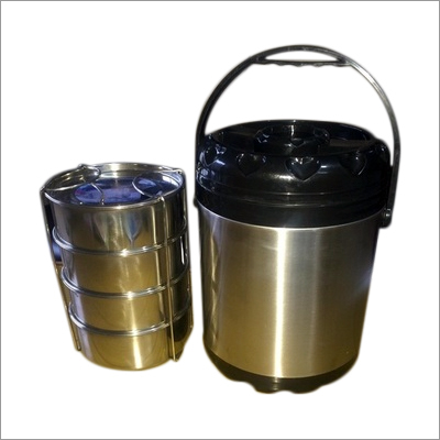 Silver & Black Royal Treat -4 Lunch Box