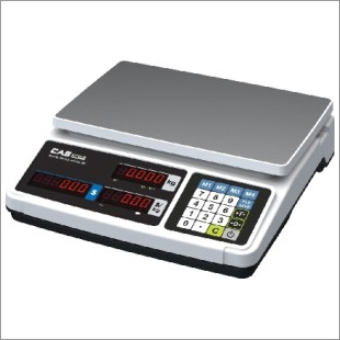 Piece Counting Scale - 300 x 350 x 100 mm, Stainless Steel, LCD Display, 30 kg Capacity, 0.5 g Least Count, Tare Function Available