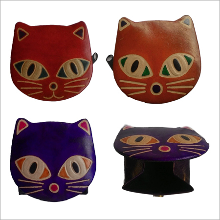 चमड़े का छोटा सिक्का पर्स