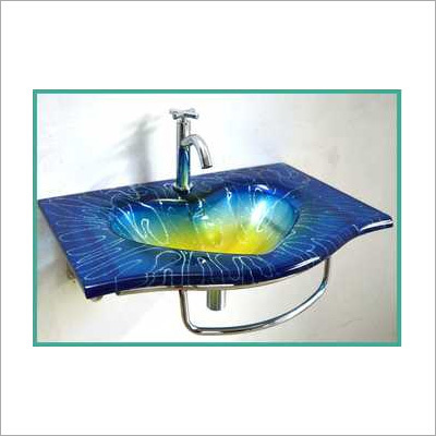 छायादार रंगीन डिज़ाइनर वाश बेसिन