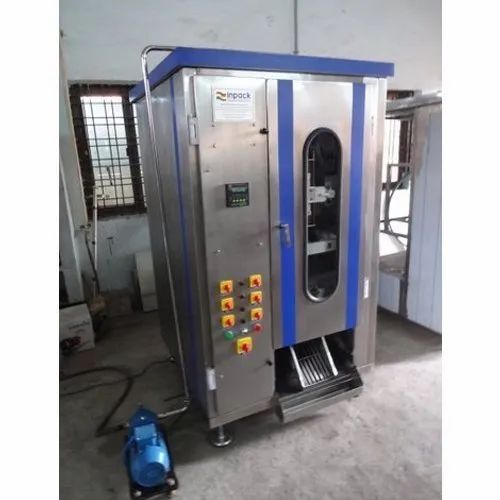 Oil Pouch Packing Machine - Metal Build, 220-440 Voltage | Silver Electric Drive Performance