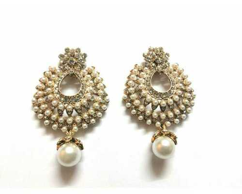 Kundan Pearl Earrings