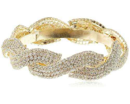 Stone Studded Twisted Bangles