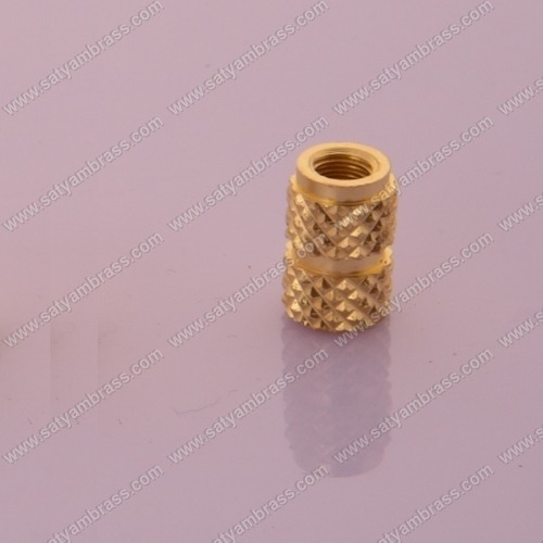 Cross Knurling Brass Inserts