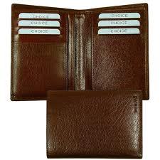 बाई फोल्ड डिज़ाइनर लेदर पर्स