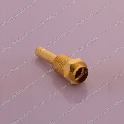 Brass Coolant Temperature Sensor - 16 Mm Thickness | Dual Brass Construction, High-temperature Resistance