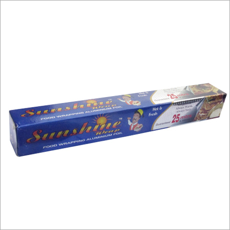 Aluminium Foil Roll - 25mtr Length 300mm Width 11 Microns Thickness | Moisture Resistant High Sealing Strength Ideal For Food Packing