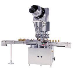 Silver Automatic Six Head Screw Capping Machine