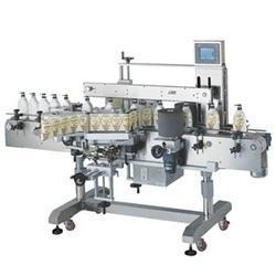 Automatic Twin Sides Labeling Machine - Stainless Steel, Silver Color | Fully Automatic, High Performance, Robust Design, Less Maintenance