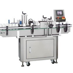 Silver Automatic Wrap Around Labeling Machine