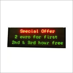 3 Line Led Display Board Input Voltage: 100-240 Volt (V)