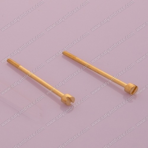 सीएनसी ब्रास हाफ थ्रेडेड मीटर स्क्रू