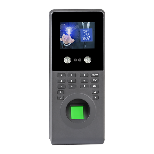 TC 1000 - Biometric Attendance Punching Device, 110~240 Volt Power, Multi-Method Authentication: Fingerprint, Face Recognition, Proximity Card, Password