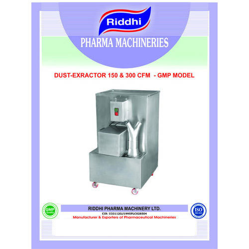धूल निकालने की क्षमता: 150 और 300 Cfm T/Hr