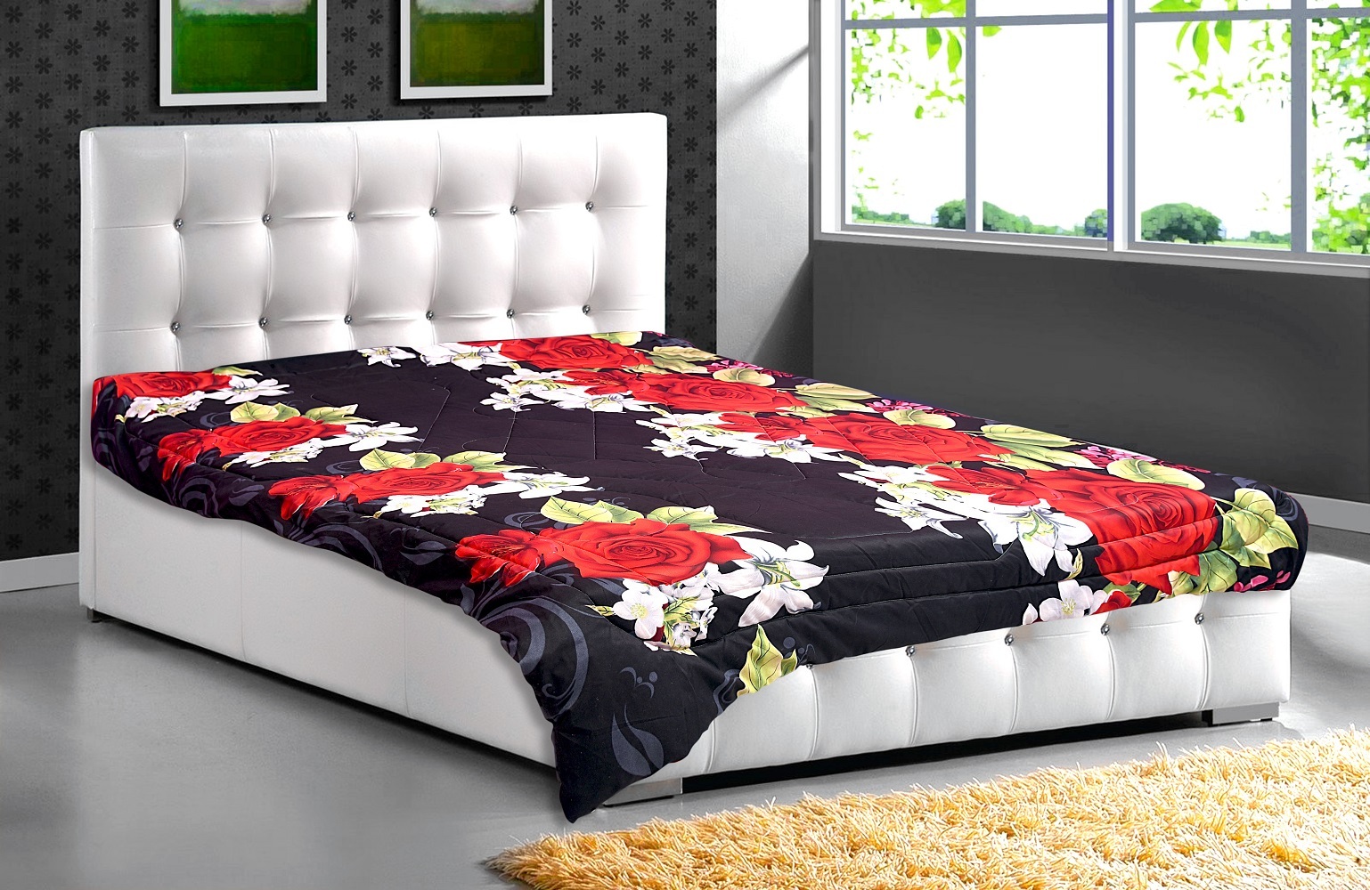 Poly Cotton Printed Mink Blanket