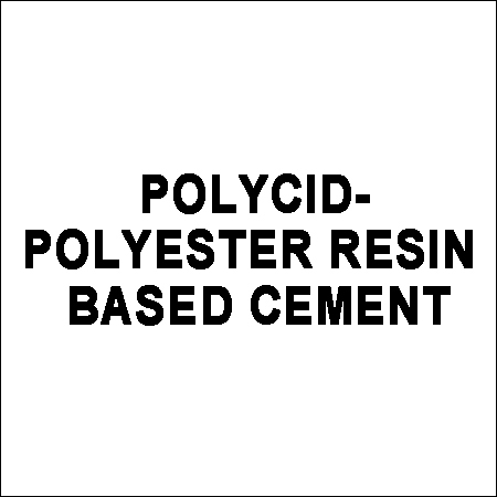 Polyester Resin Based Cement