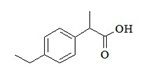 इबुप्रोफेन अशुद्धि-एन (2rs) -2- (4-एथिलफेनिल) प्रोपेनोइक एसिड, C713c6h18o2