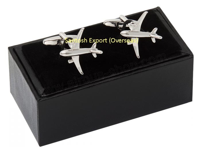 Stainless Steel Cufflinks - 18/10 Stainless Steel, 3 Mm Thickness | High Gloss Finish, Customizable Logo Options, Elegant Gift Packaging