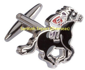 Stainless Steel Cufflinks - 18/10 Stainless Steel, 3 Mm Thickness | High Gloss Finish, Customizable Logo Options, Elegant Gift Packaging