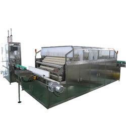 Glass Bottle Washing Machine - Metal Construction, Silver Finish | Easy to Install, Power Efficient, Low Maintenance