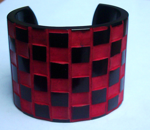 Blank And Red Designer-Bangles-149