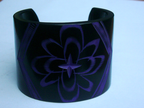 Black And Purple Designer-Bangles-150