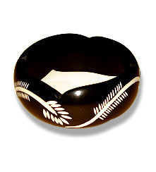 Black Woodenpaintedbangles406