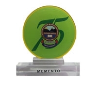 Trophies - Plastic Round Various Colors , Sports-Themed Holder for Business Gifts