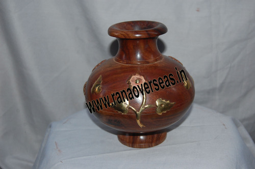 Wooden Flower Vases - Handcrafted Wood, Various Sizes Available , Antique Imitation & Folk Art Style, Perfect for Home Decoration & Gifts