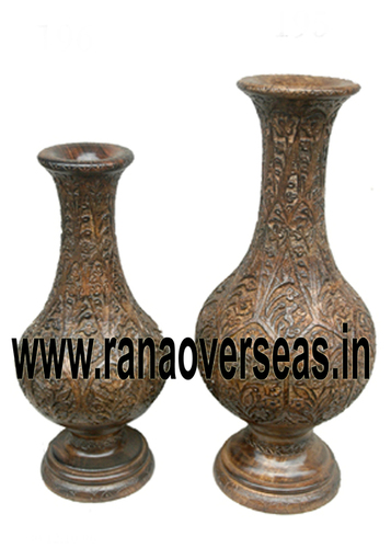 Wooden Flower Vases - Handcrafted Wooden Design, Painted & Polished Finish | Perfect for Souvenir, Holiday Decorations & Exclusive Gifts