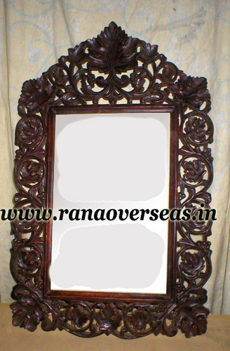 Wooden Photo Frame - Intricately Carved, Painted Finish | Perfect for Home Decoration, gifts for Ceremonies, Arts & Crafts