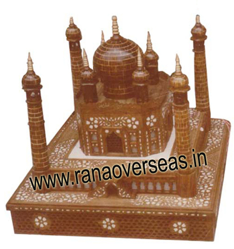 Polished Wooden Taj Mahal
