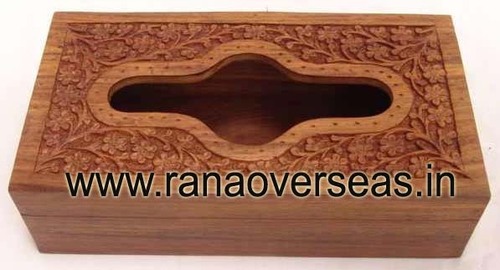 Wooden Tissue Box - Premium Quality Wood, Customized Sizes & Finishes | Antique Imitation, Carved & Painted Design for Homes and Offices
