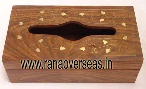 Wooden Tissue Box - Premium Quality Wood, Elegant Design , Versatile Use for Home and Office Decor, Art & Collectible