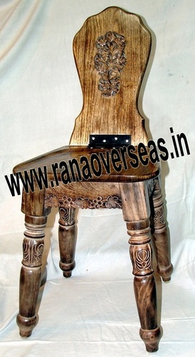 Wooden Chairs - Tigerwood, 2-6 Kilograms, Brown | Durable, Easy to Clean, Eco-Friendly, Handmade Artwork, Various Designs