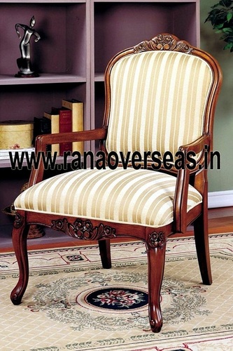 Wooden Chairs - Tigerwood, 508-635mm Height, Brown | Durable, Eco-Friendly, Handmade, Easy to Clean, Indian Style
