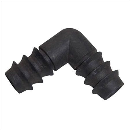L Connector - Plastic, Slight Rotation Angle for Easy Use | High Tensile Strength, Long Lasting, Reliable Drip Irrigation Fitting