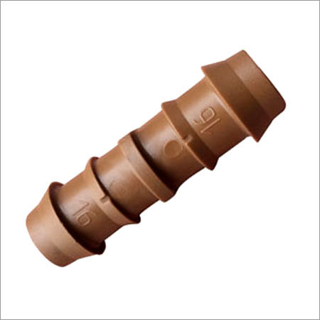 Straight Connector - Plastic Material, Slight Angle Rotation | Corrosion Resistant, Hassle-Free Performance, Ideal for Drip Irrigation