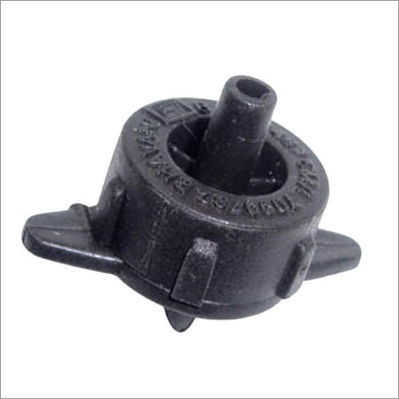 Dripper - Metal, Compact Design, Round Angle, Seamless Finish | Lightweight Fittings for Easy Tubing Connections in Irrigation Systems