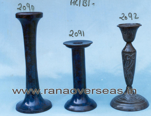 Blue Aluminium Antique Finish Candle Stand2073-2074-2075-2076