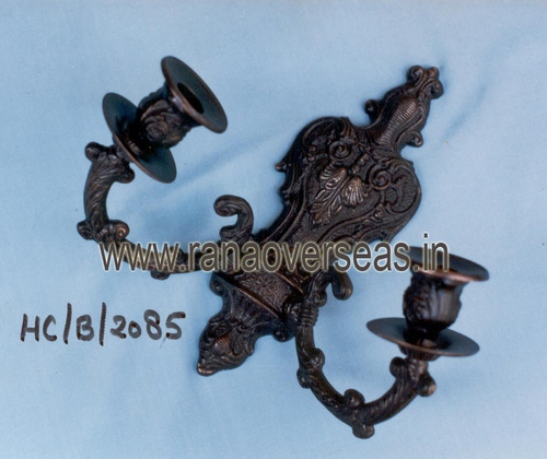 Brass Candle Stand - Indian Metal Design, Brown Polished Finish | Durable, Safe to Use, Exquisite Quality