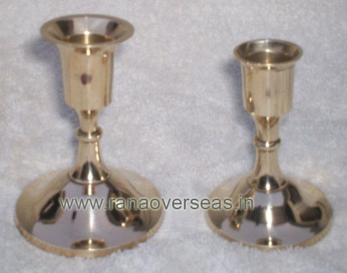 Silver Brass Candle Stands