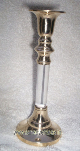 Silver Brass Candle Stands