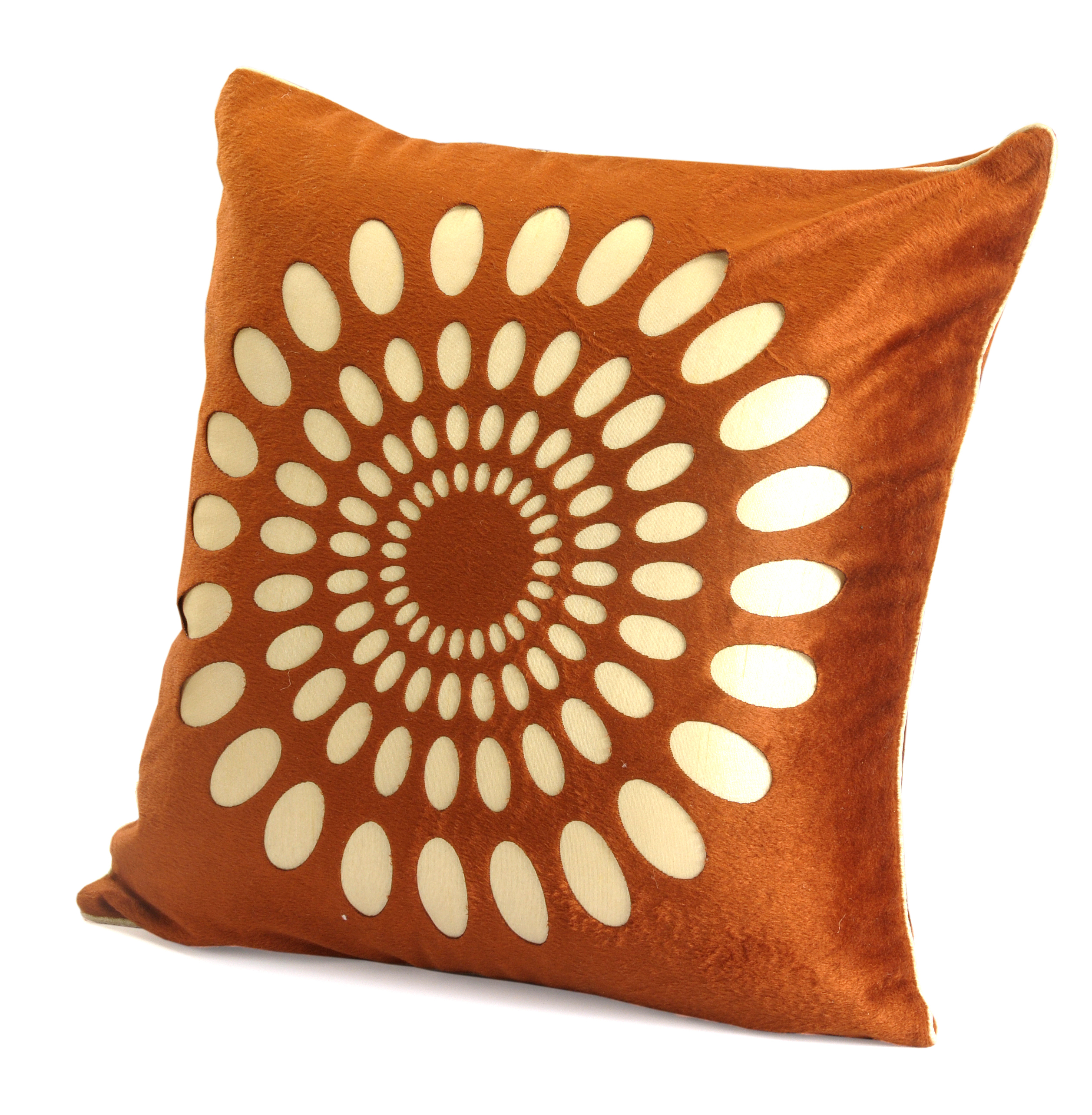 Cushion Cover - Polyester Velvet, 15x15 Inches, Plaid Design | Soft And Comfortable, Spot Clean Only, Attractive Patchwork Finish, Set Of 5