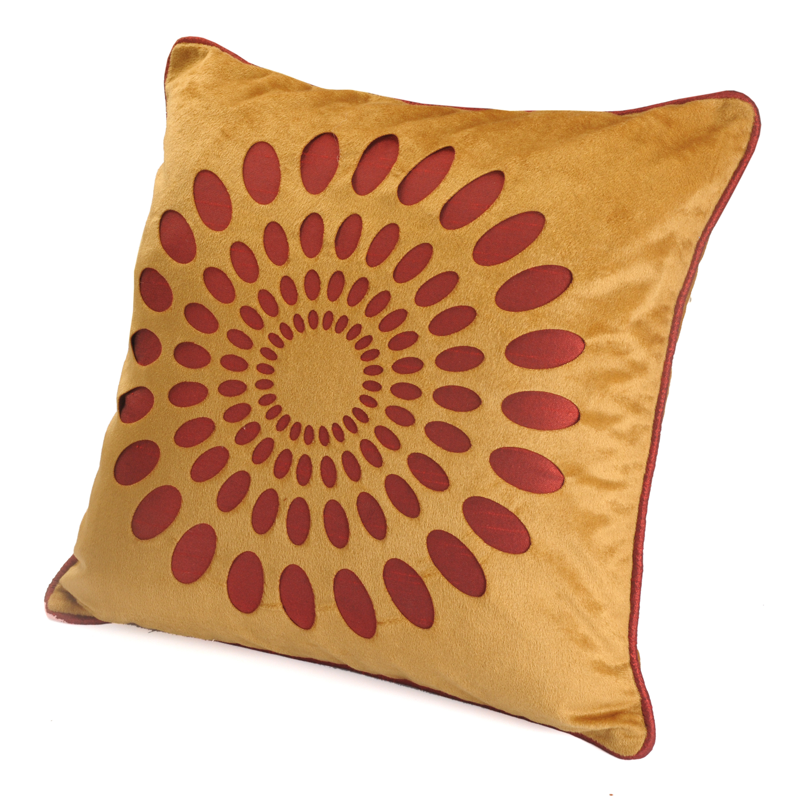 Patchwork Cushion Covers - Polyester Velvet, 15x15 Inches, Multi-color | Tear Resistant, Soft Surface, Decorative Home Accent, Spot Clean Only