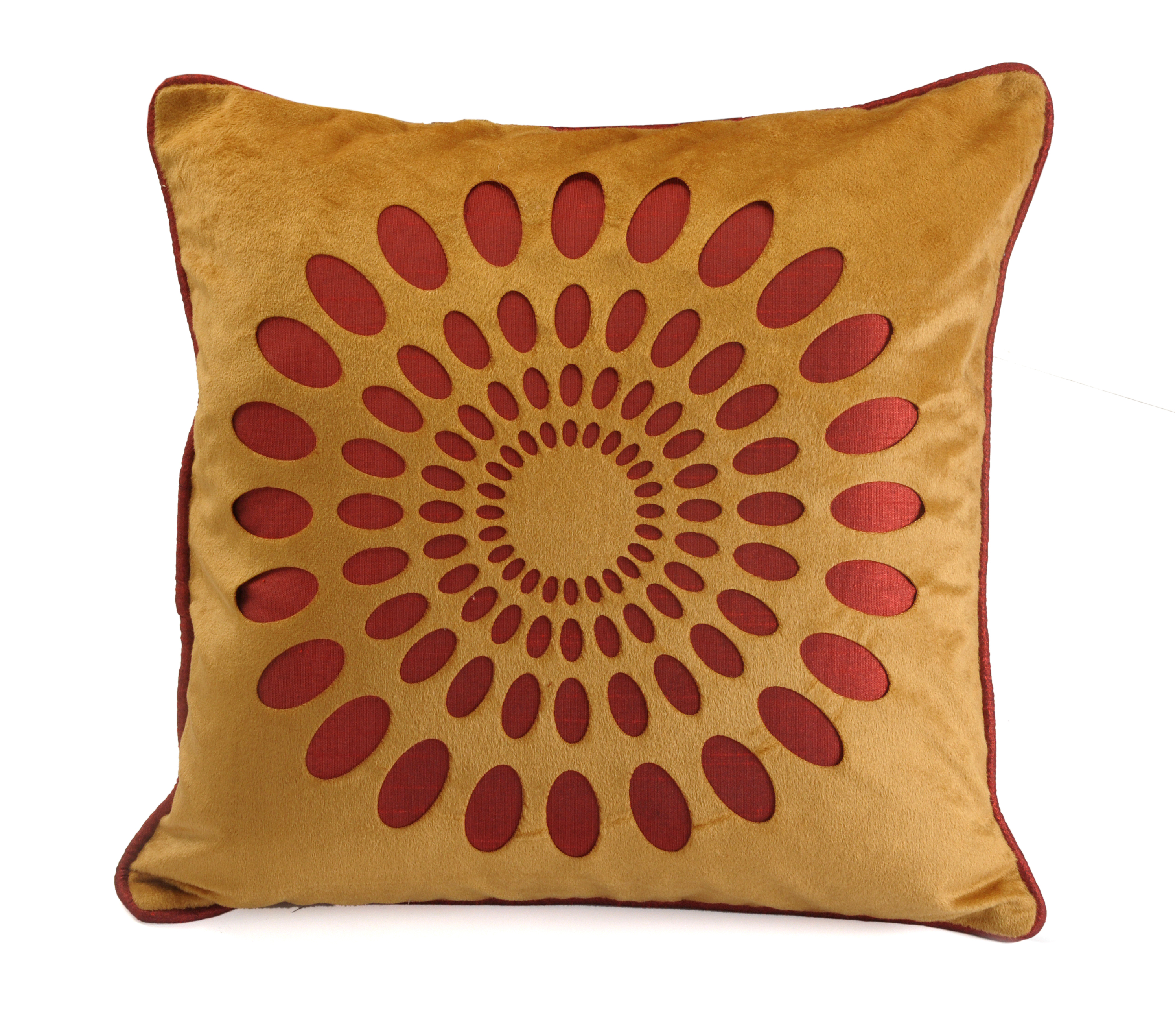 Patchwork Cushion Covers - Polyester Velvet, 15x15 Inches, Multi-color | Tear Resistant, Soft Surface, Decorative Home Accent, Spot Clean Only