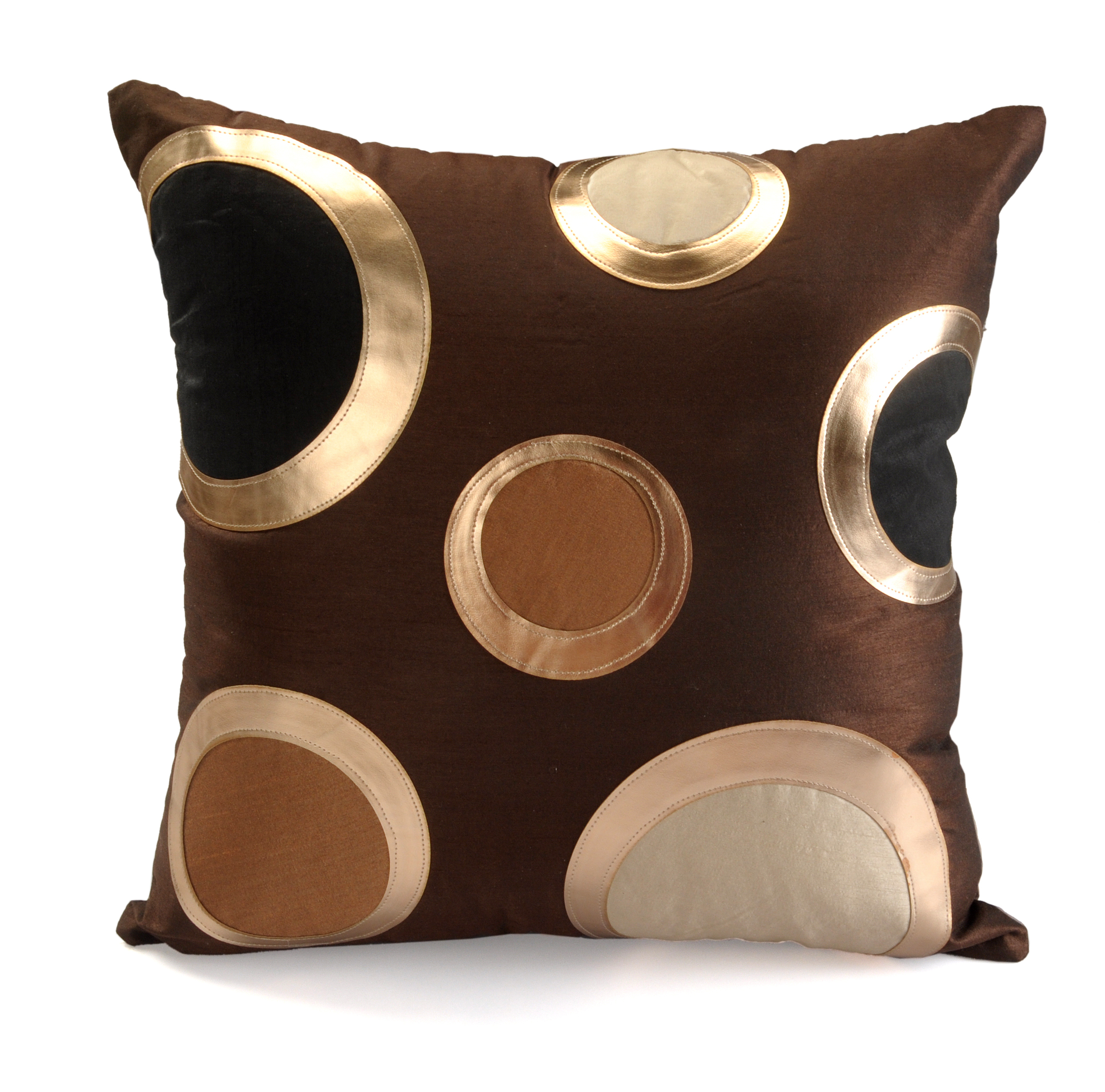 Printed Cushion Covers - Polyester Velvet, 15x15 Inches, Rectangular , Color Fastness, Stain Resistant, Spot Clean Only, 5 Pack
