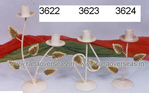 White Ironcandlestand3622-3623-3624